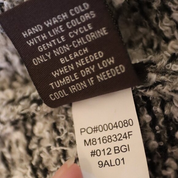 Fever Open Front Long Sleeve Cardigan Sweater Size M Cozy Casual Loungewear - Picture 4 of 13